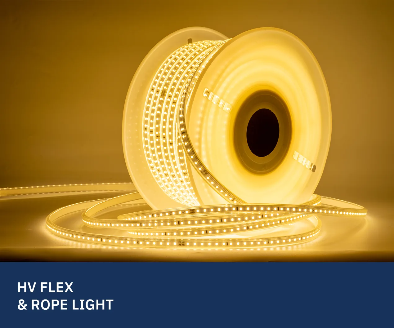 VISDEM high-voltage flexible LED strip and rope lighting product