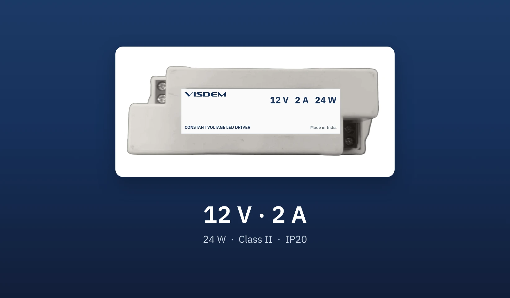 Visdem LED Driver 12 V 2 A