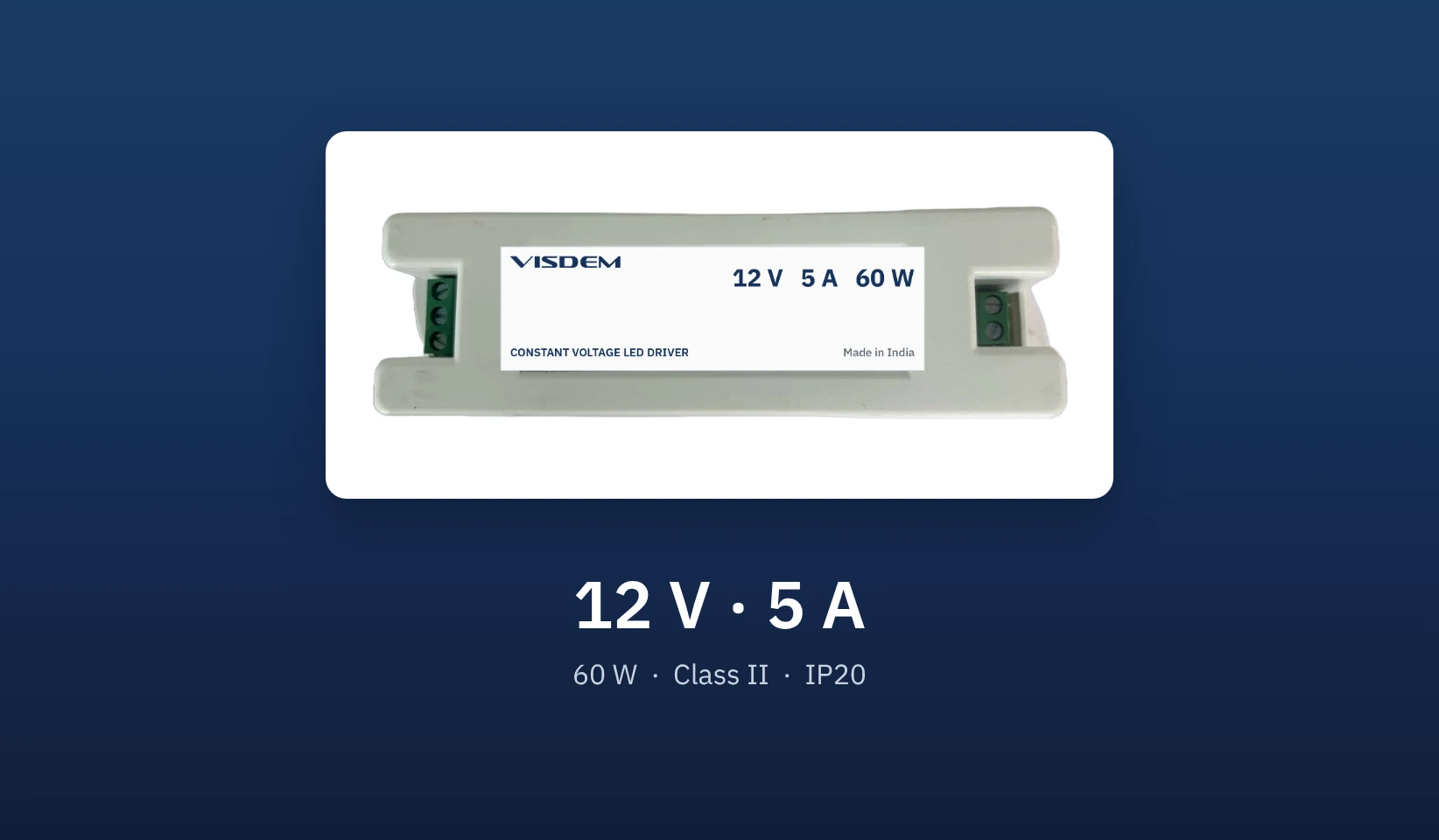 Visdem LED Driver 12 V 5 A