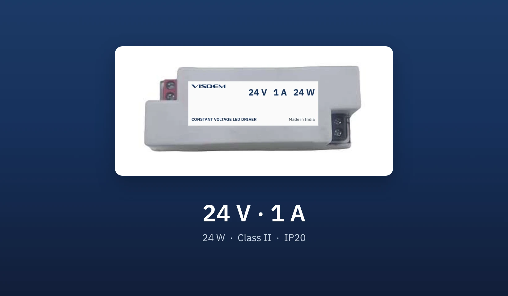 Visdem LED Driver 24 V 1 A