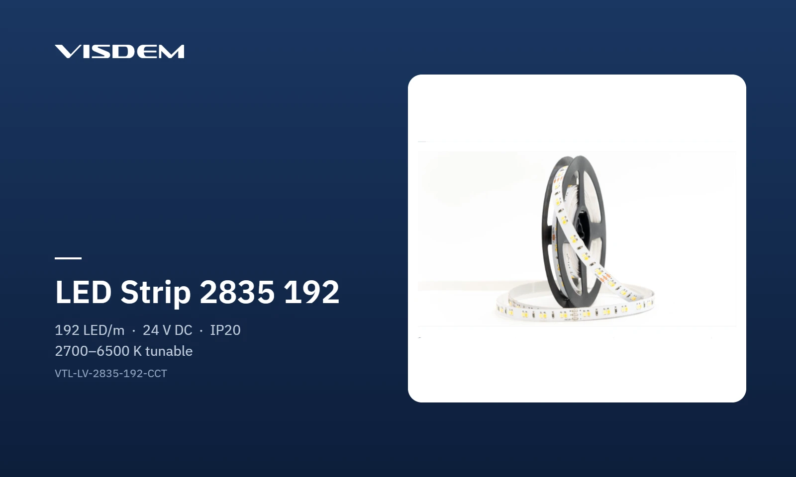 Visdem LED Strip 2835 192 flexible LED strip